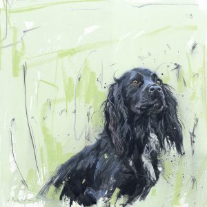 Working Cocker Spaniel - Dog art painting print