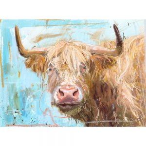 Morag - Highland cow art print
