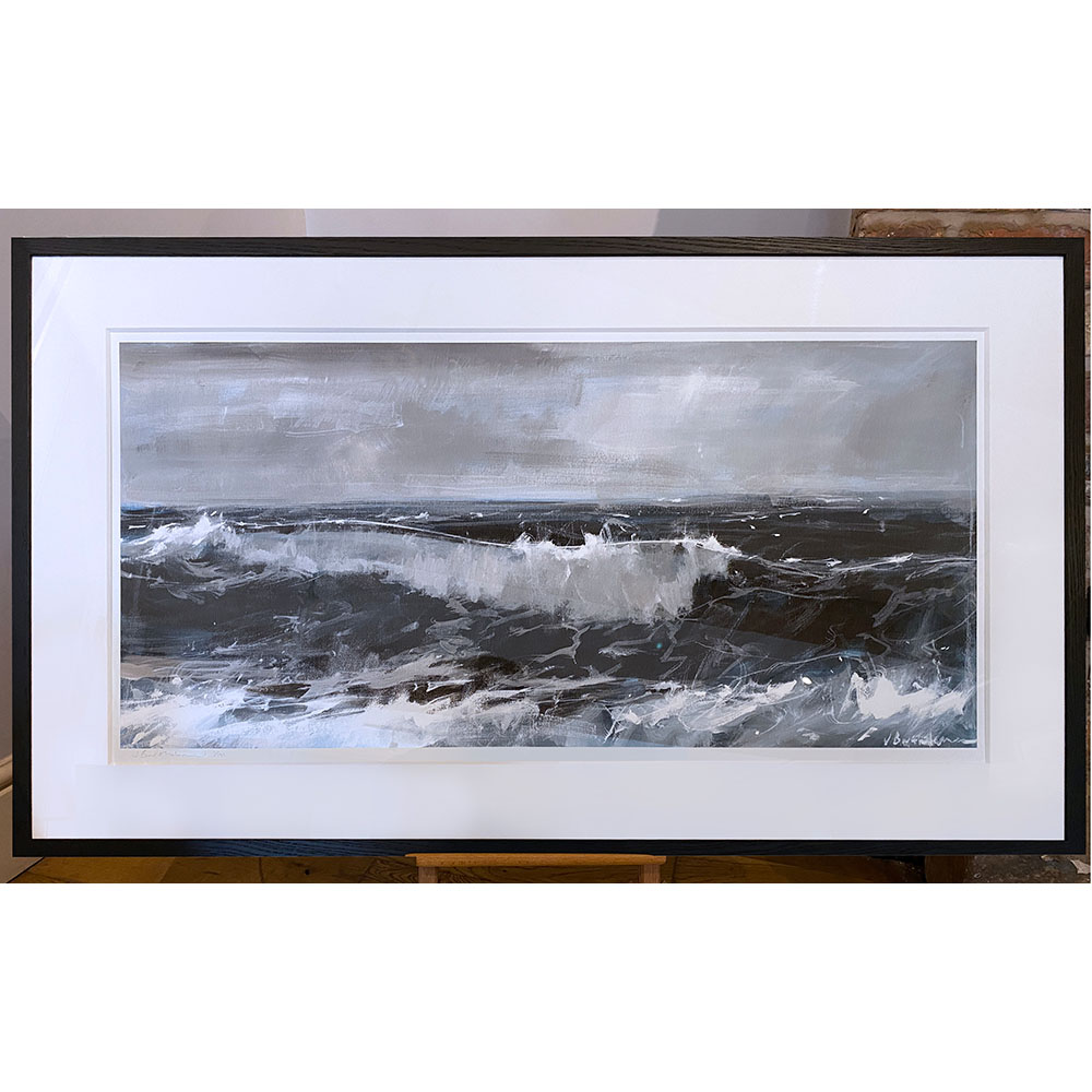 amid the breakers in frame